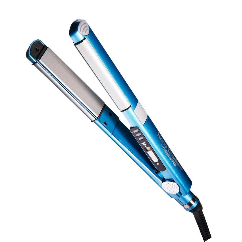 BaBylissPRO - Nano Titanium Curved Flat Iron - 1in