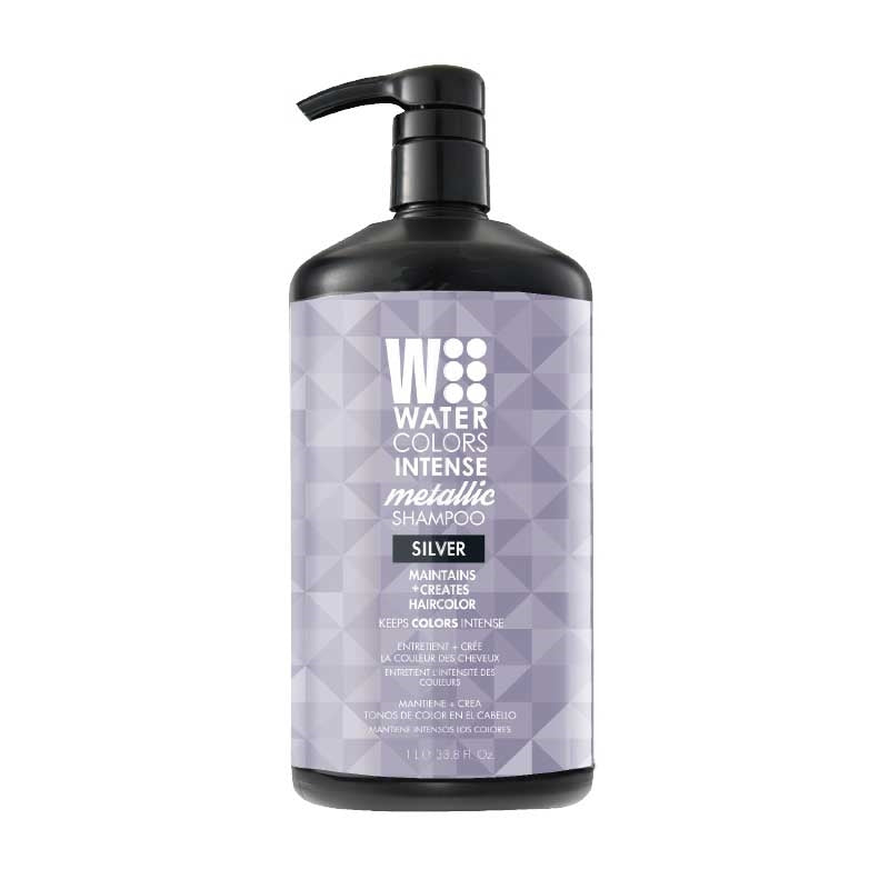 Tressa - Watercolors Intense Metallic Silver Shampoo - 1L